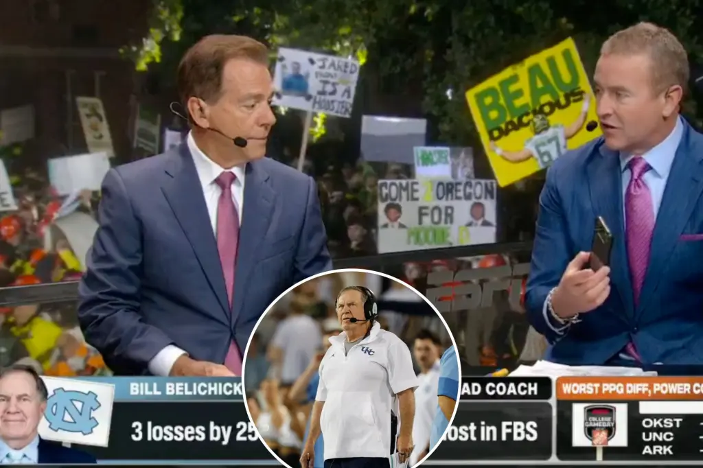 Bill Belichick contacts Kirk Herbstreit during 'College GameDay' in surprising moment