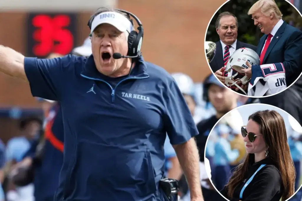 Bill Belichick references Trump to react to false reports about his departure from UNC