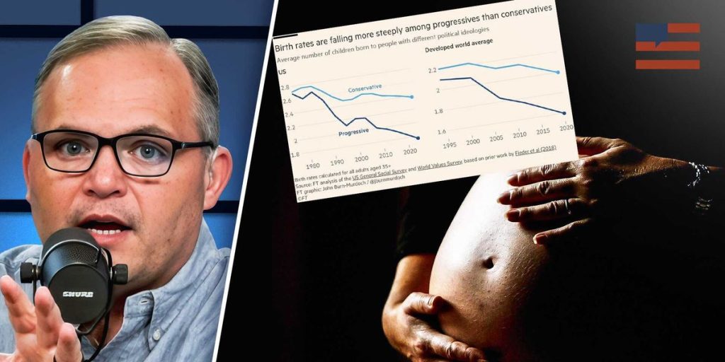 Birth rate information shows the left is facing trouble while conservative families support population growth.