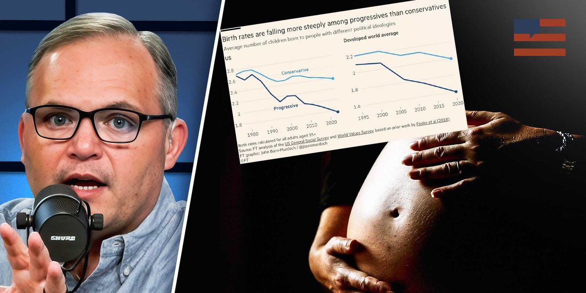 Birth rate information shows the left is facing trouble while conservative families support population growth.