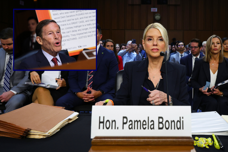 Bondi challenges Democrat senator about false claims regarding military record during hearing: ‘You acknowledged your dishonesty’