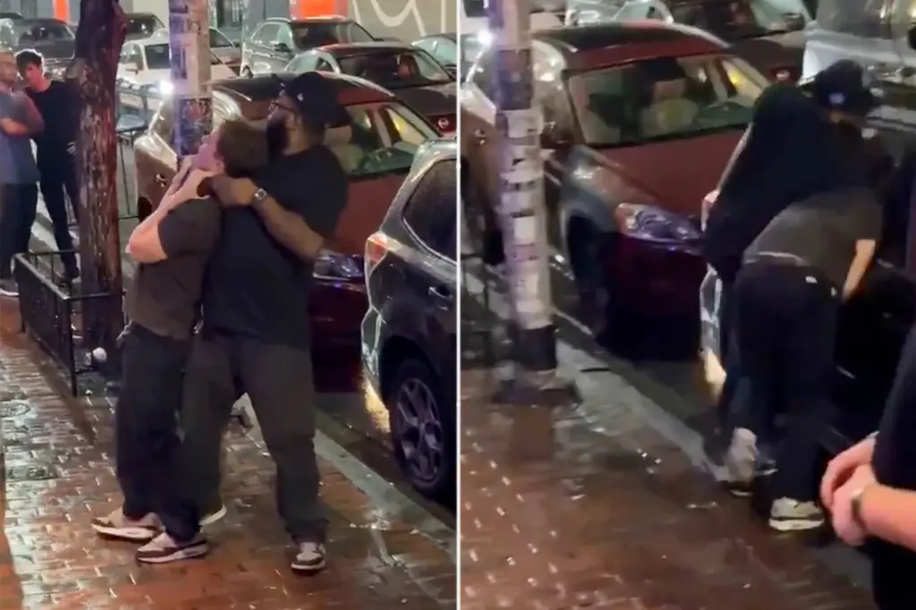 Bouncer surrenders after viral video shows violent chokehold attack outside Baltimore eatery