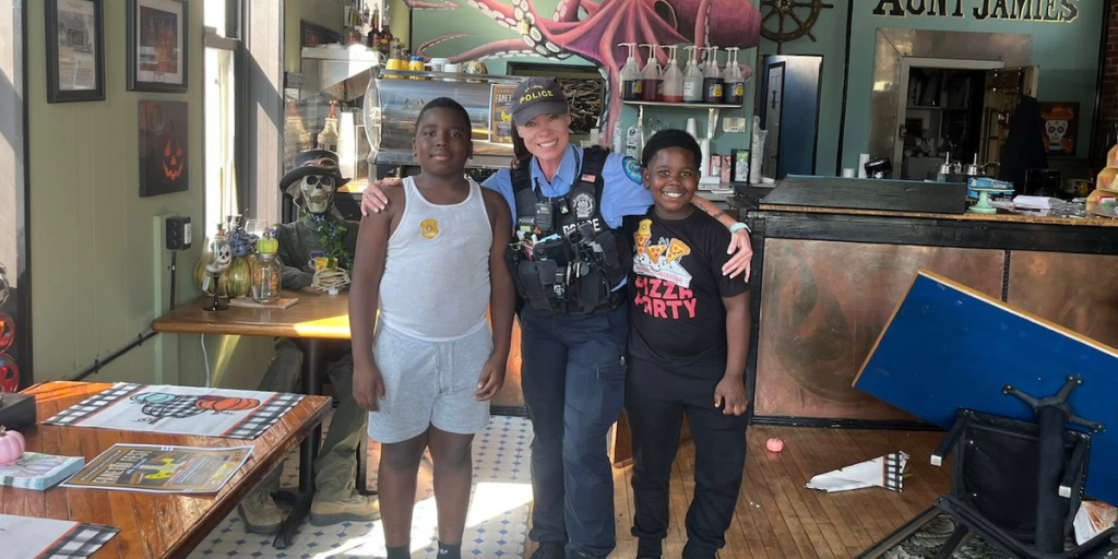 Brave cousins, just 9 and 11, take action when they see trouble at their beloved ice cream shop