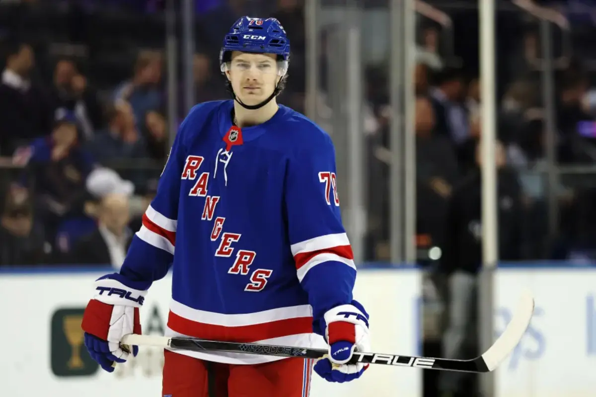 Brennan Othmann's return from the AHL could benefit the Rangers in two ways