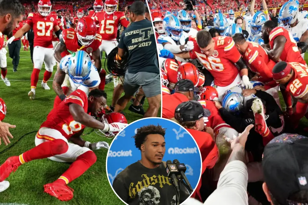 Brian Branch suspended for causing postgame Lions-Chiefs fight