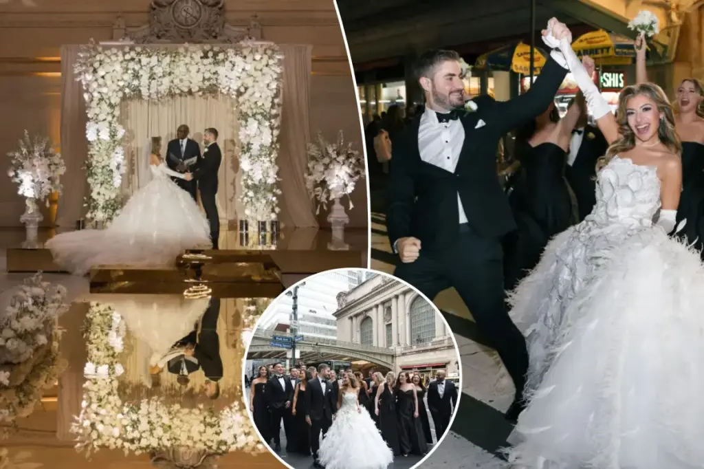 Bride in New York City enjoys her dream wedding at Grand Central — the first held there in over ten years: 'The best party ever'