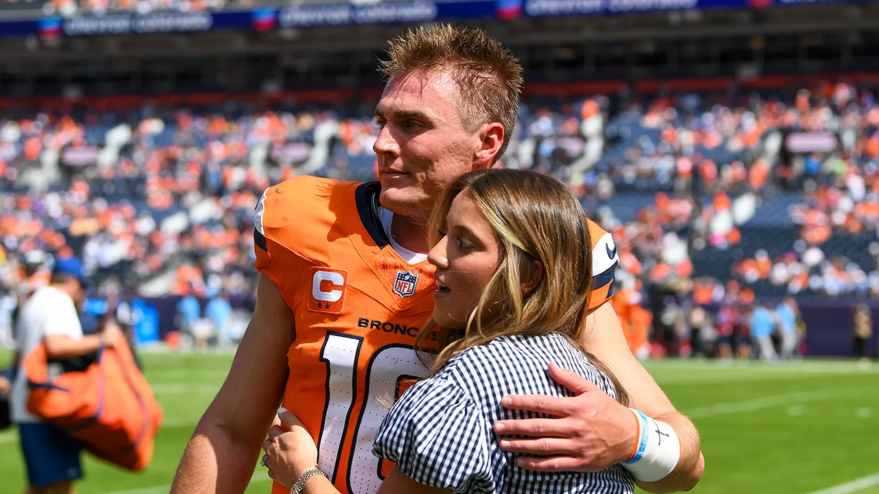 Broncos quarterback Bo Nix and his wife Izzy are anticipating the arrival of their first child.
