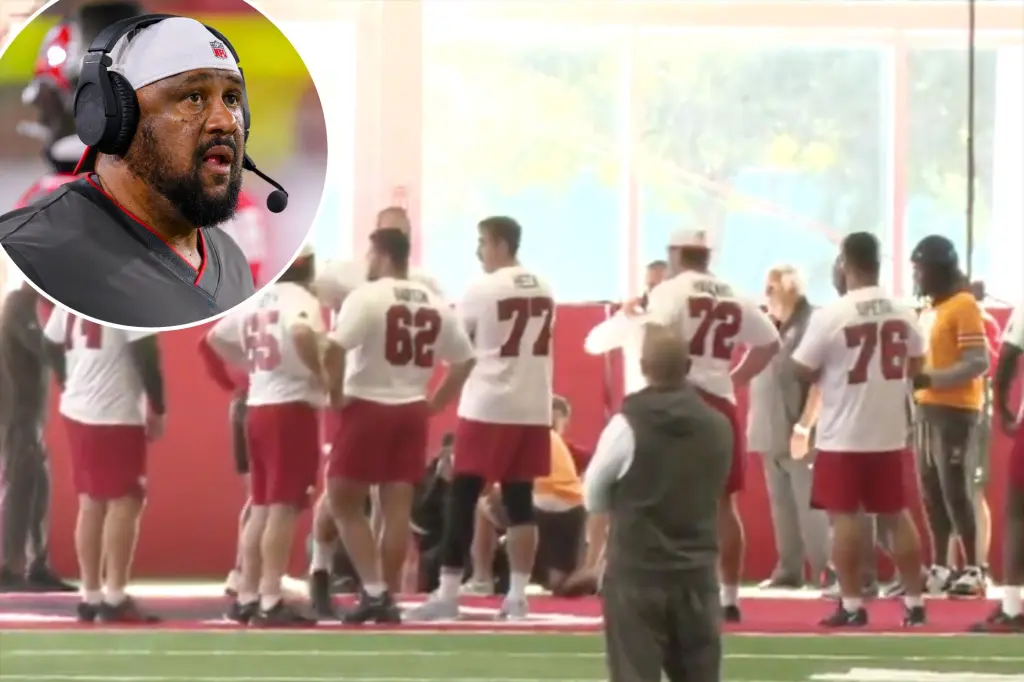 Buccaneers coach Skip Peete hospitalized following a health incident during practice