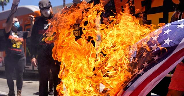 Burning the American Flag at a Tailgate Gathering at the University of Virginia