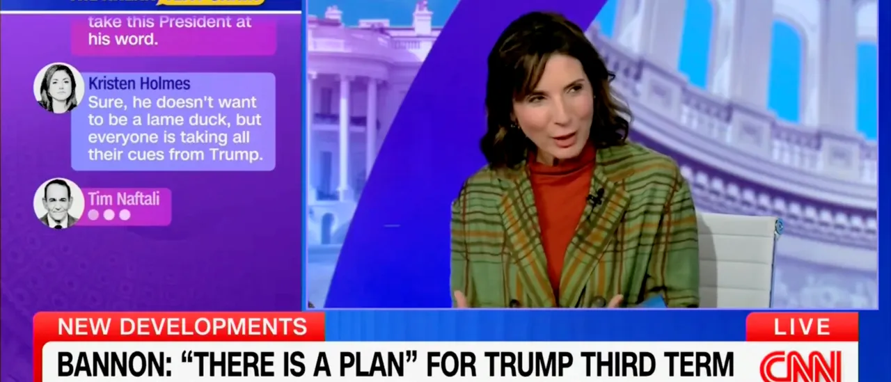 CNN Contributor States Calmly That Trump's Discussion of a Third Term Has Been Very Provocative for Democrats