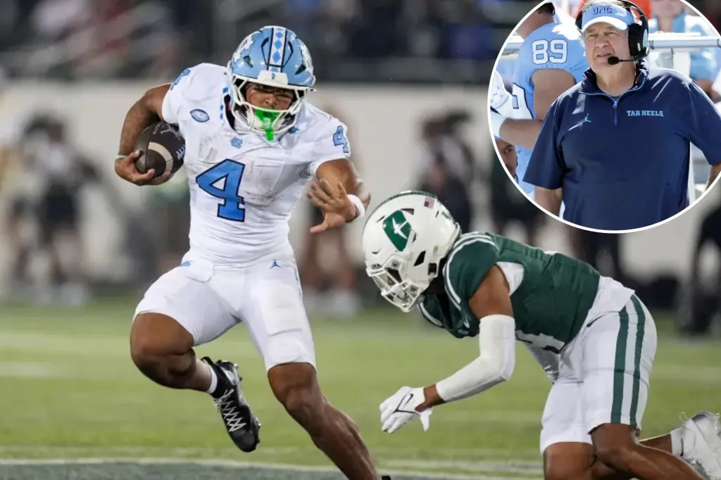 Caleb Hood from UNC steps back as Bill Belichick faces a tough season.