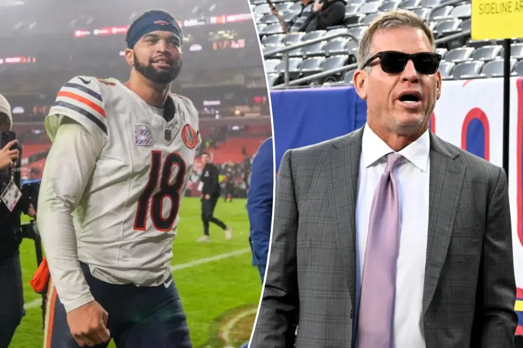 Caleb Williams was unable to meet with Troy Aikman for a regular 'MNF' production session.