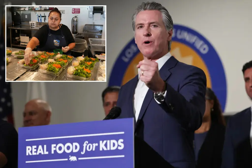 California is the first state to eliminate ultra-processed foods from school meals.