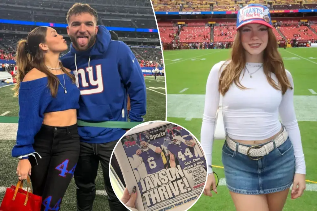 Cam Skattebo's girlfriend shares her experiences from the first month as an NFL partner