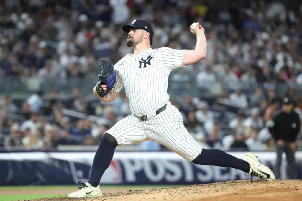 Carlos Rodon pushes through challenges to help Yankees in Game 2