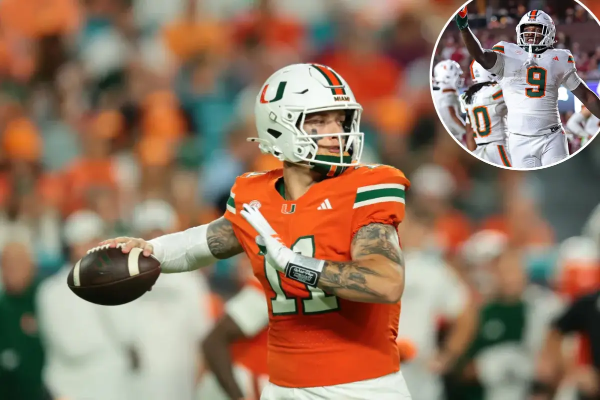 Carson Beck blames teammate for Miami's game-ending interception