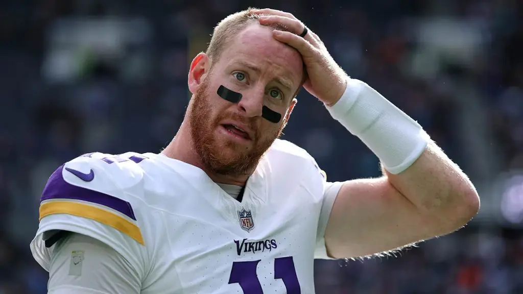 Carson Wentz of the Vikings is criticized for his decision-making.