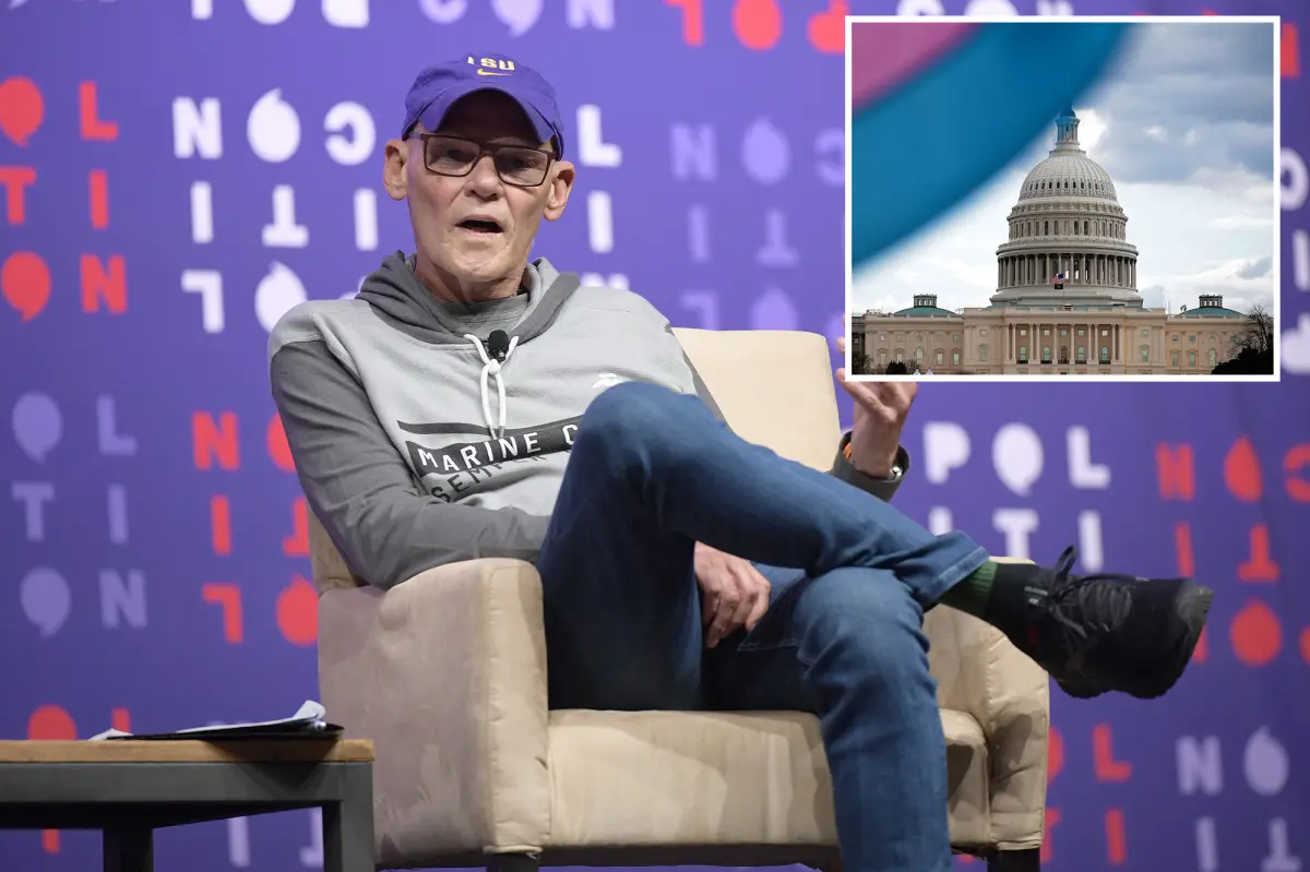 Carville claims that those who back trans sports policies are pandering to 'left-wing zombies'