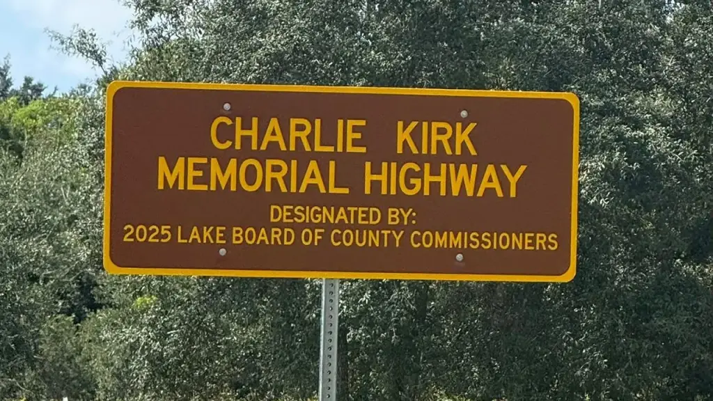 Charlie Kirk memorial road revealed in Florida