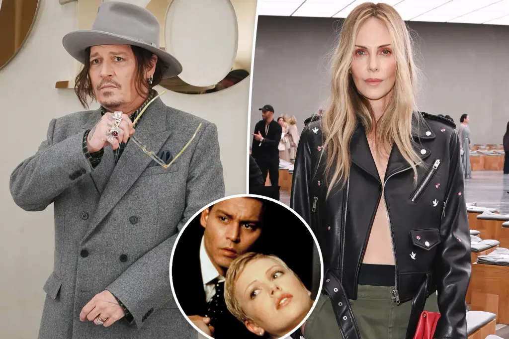 Charlize Theron ignores former co-star Johnny Depp at Paris Fashion Week