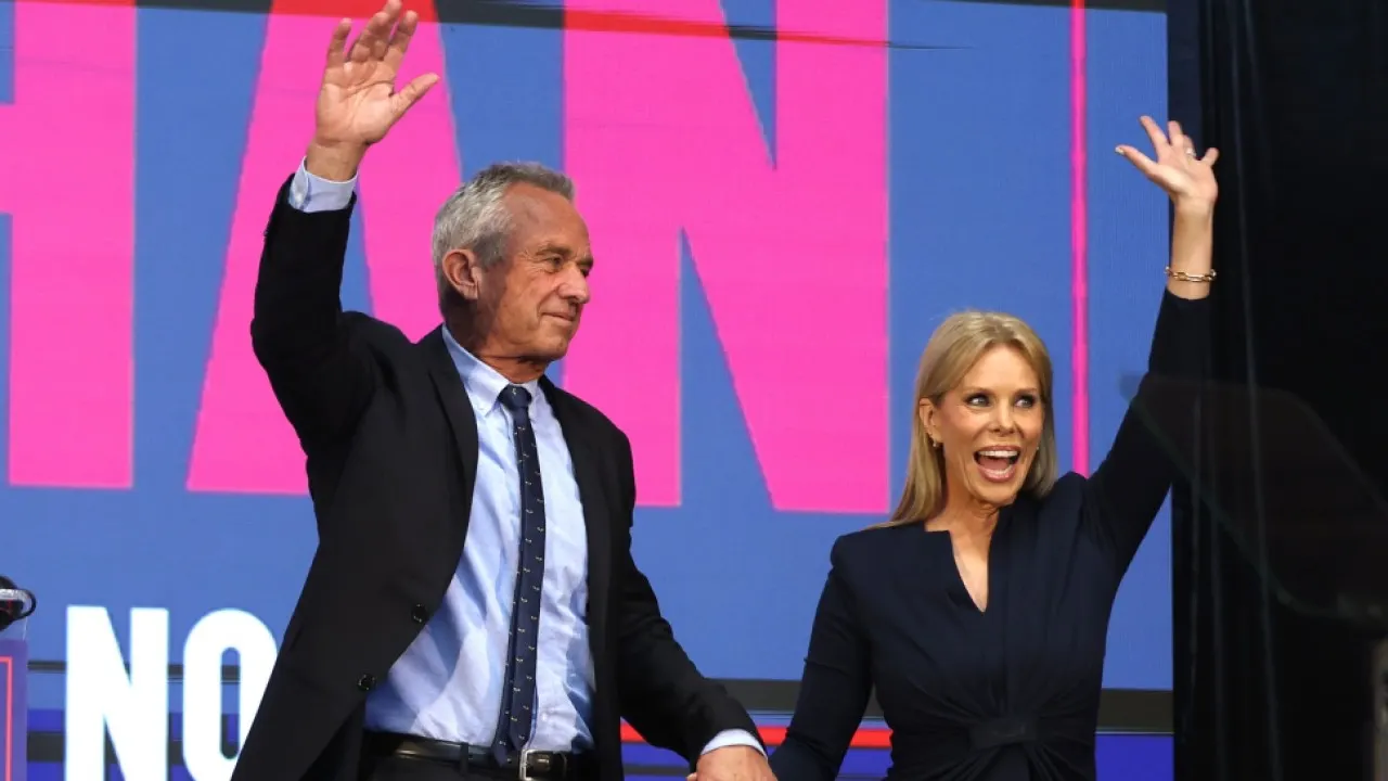 Cheryl Hines expresses concern for RFK Jr.'s safety due to increasing political hostility.