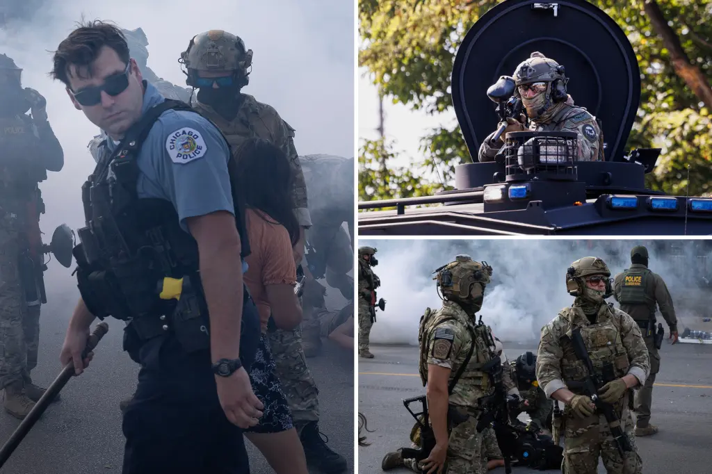 Chicago police instructed to disregard border patrol agents' request for assistance amid an angry crowd of protesters