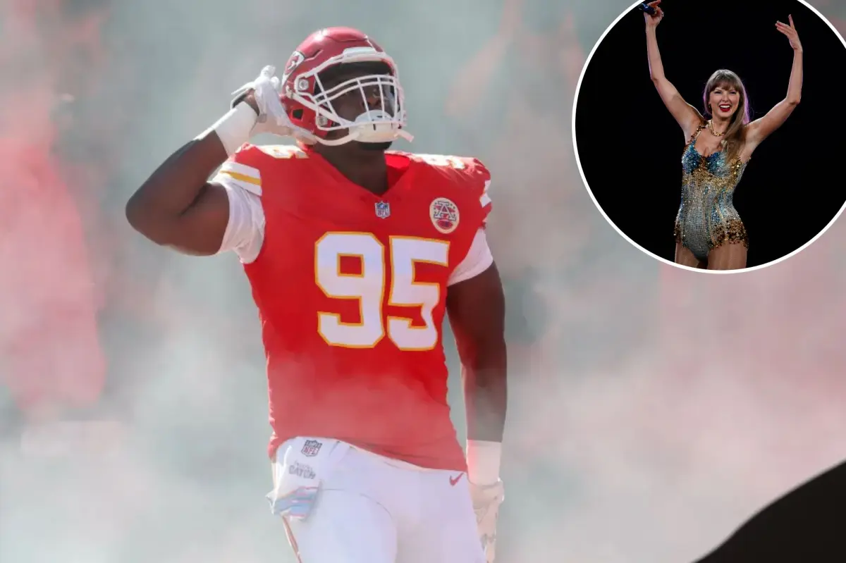 Chris Jones enjoys Taylor Swift music after Chiefs practice