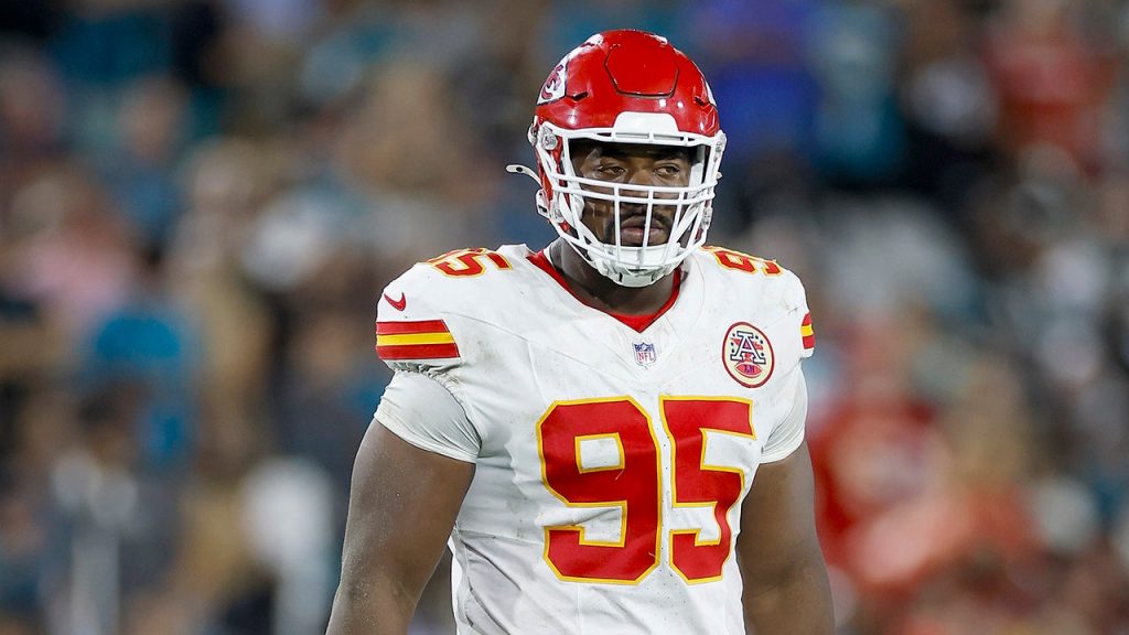 Chris Jones of the Chiefs is under criticism from fans for seeming to lack effort.