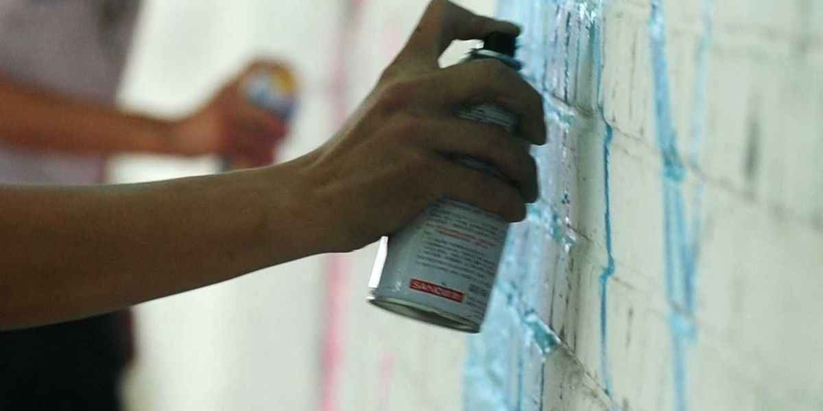Church damaged before Turning Point USA event — message labels speaker as the Antichrist