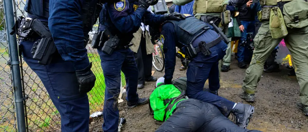 City Overrun by Anti-ICE Protesters Reacts by Challenging Trump's 'Fascist' Law Enforcement