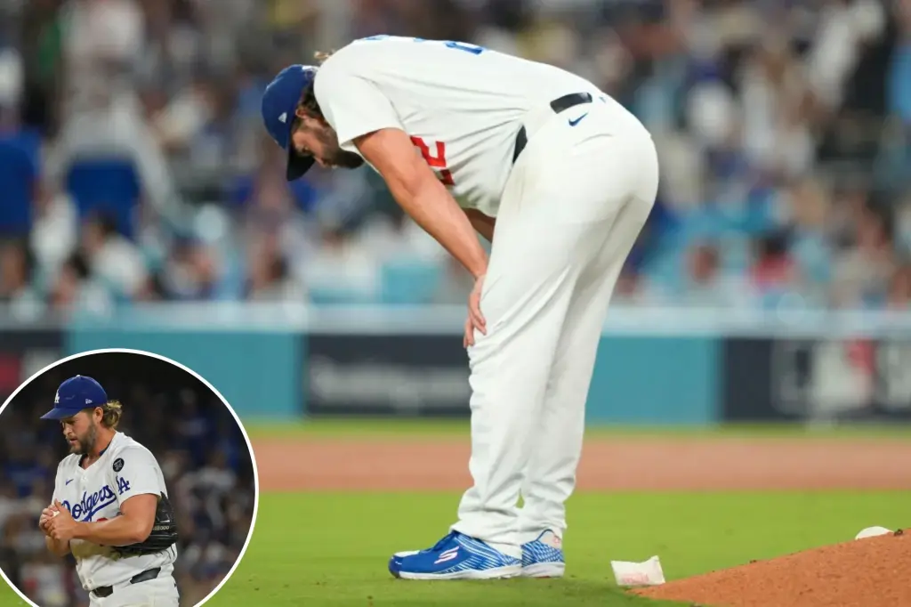 Clayton Kershaw's struggle was difficult to see as Phillies win NLDS Game 3.