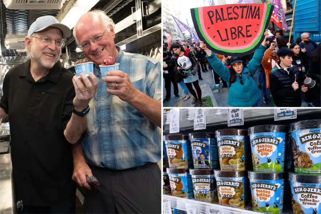 Co-founder of Ben & Jerry's to introduce Palestine-themed ice cream independently after Unilever rejected the concept
