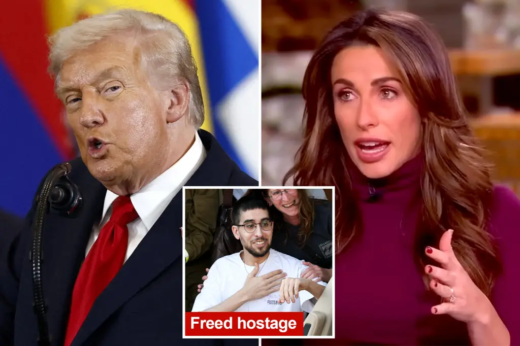 Co-host of 'View' lauds former boss Trump for significant diplomatic success in hostage agreement