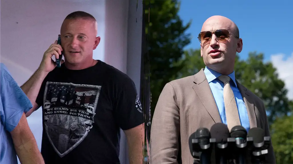 Concerns arise over Democratic candidate's aggressive comments regarding senior Trump aide and previous statements.