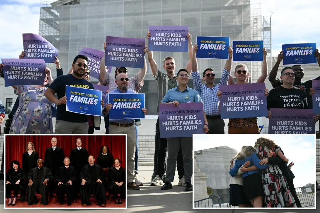 Conservative Supreme Court justices question Colorado's prohibition on LGBT conversion therapy