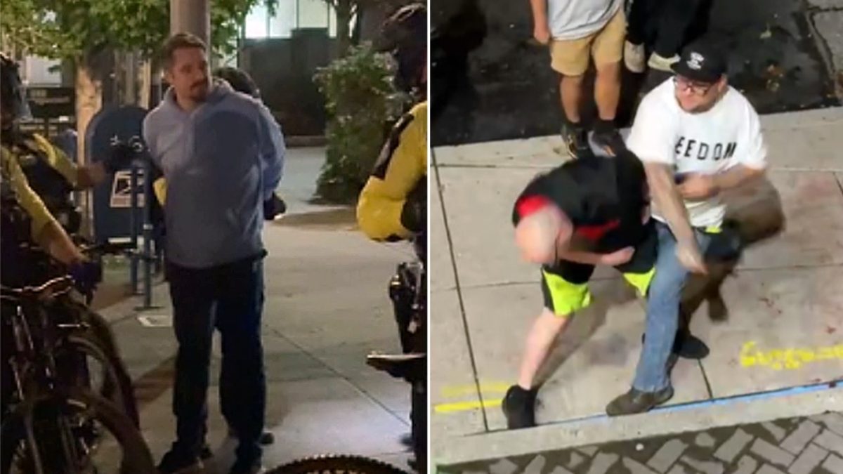 Conservative reporter Nick Sortor detained in Portland during ICE demonstrations