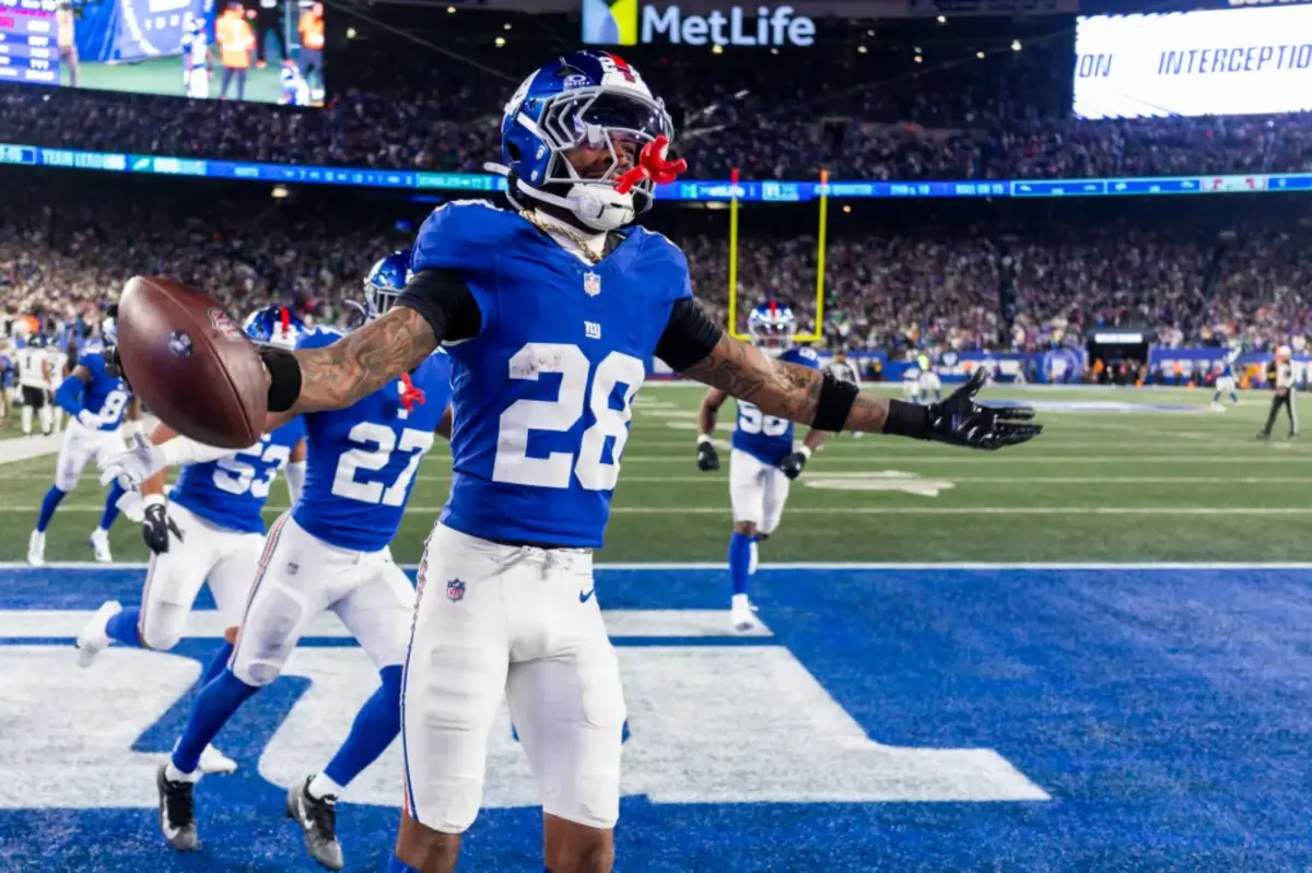 Cor'Dale Flott showing significant progress in his third year with the Giants' defense