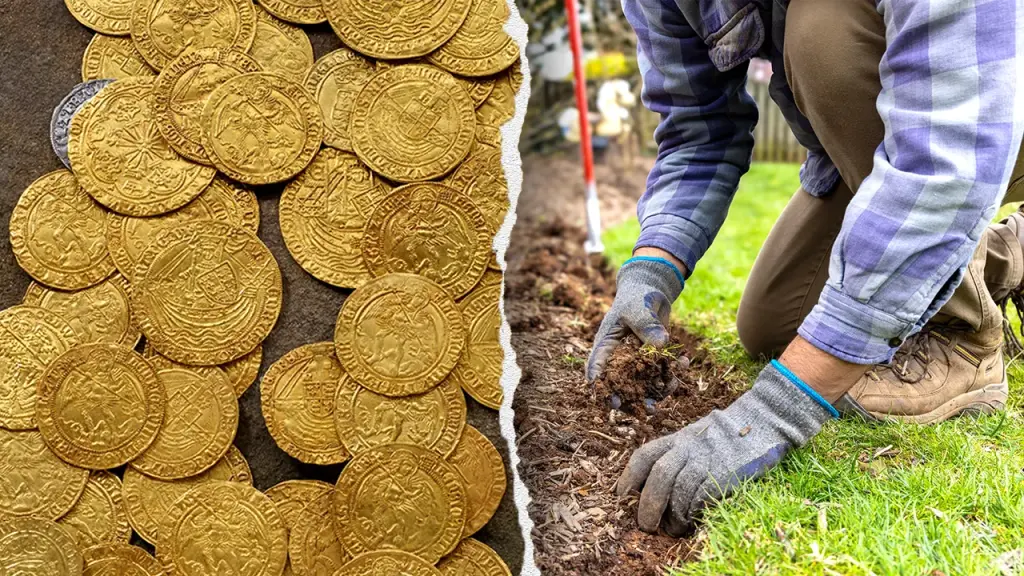Couple discovers gold coins in their garden, expected to sell for six figures at auction