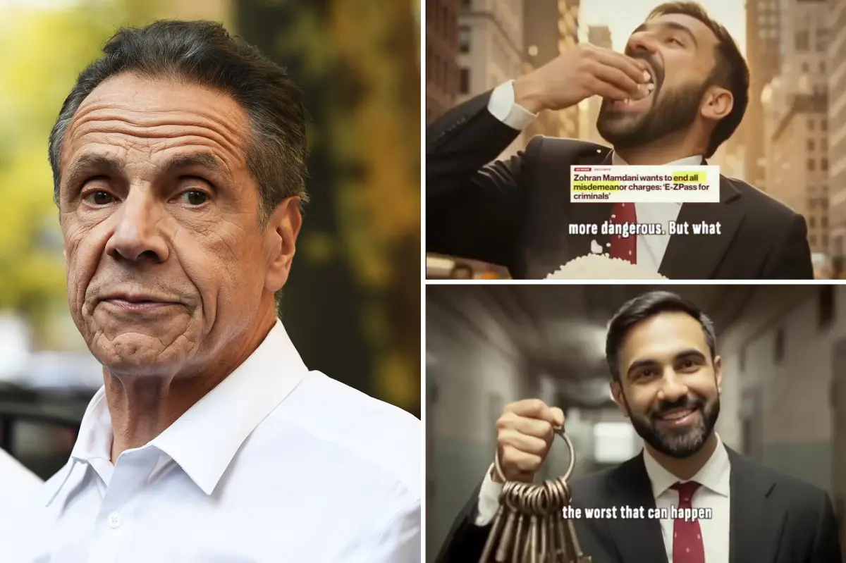 Cuomo campaign attributes AI video showing 'criminals for Zohran Mamdani' to a 'junior staffer' following racism claims