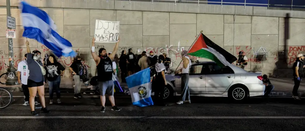 DOJ Accuses Anti-ICE Group of 'Roadblock' Protest During Confusing Weed Farm Raid