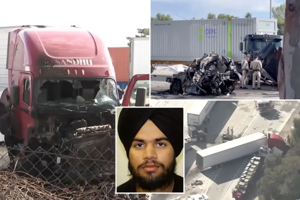 DUI arrest of Jashanpreet Singh, an undocumented immigrant from California, in deadly semi-truck accident