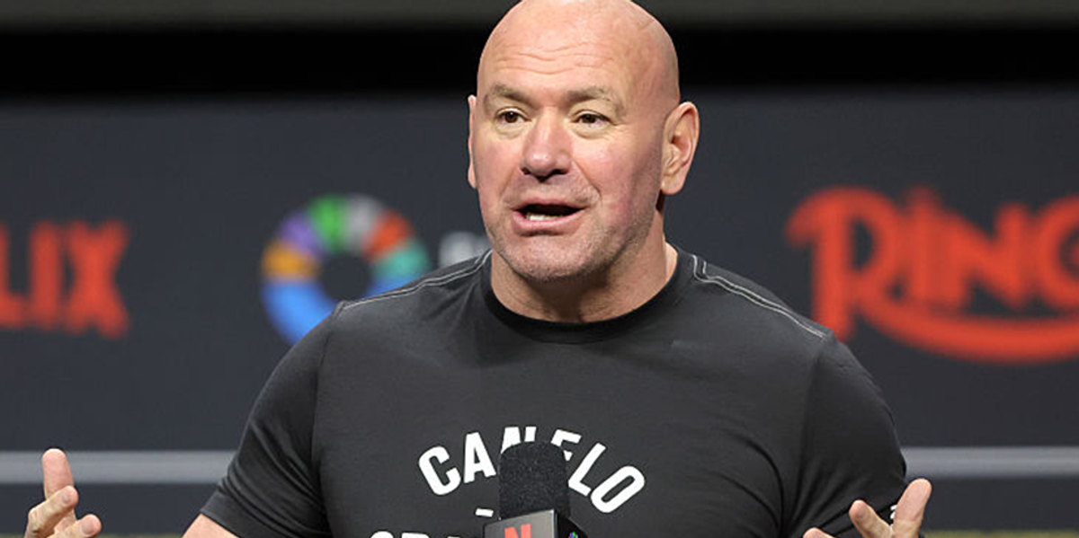 Dana White responds to strange question about 'toxic masculinity' from a CBS host who is unable to explain it.