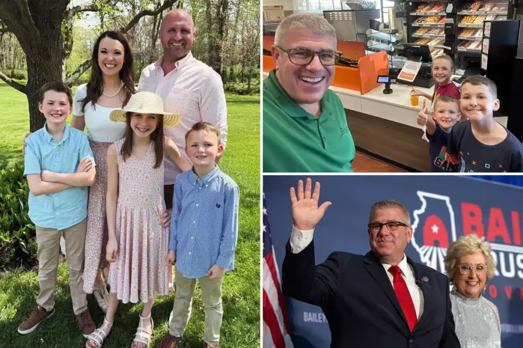 Darren Bailey grieves for his son, daughter-in-law, and grandchildren following the Montana helicopter accident.