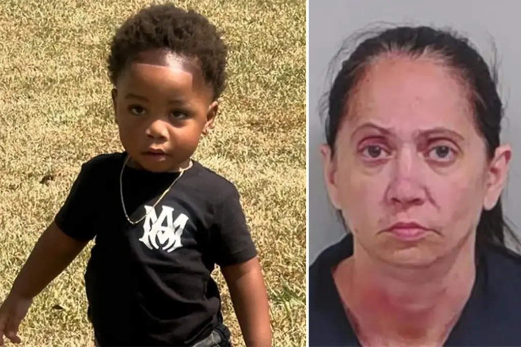 Daycare owner taken into custody after her dogs attacked and killed a 2-year-old boy while she was napping.