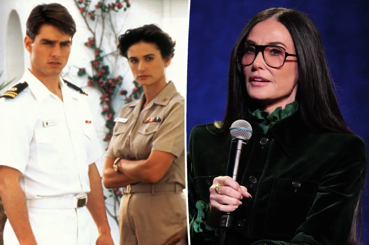 Demi Moore claims Tom Cruise felt 'ashamed' about her pregnancy while filming 'A Few Good Men.'