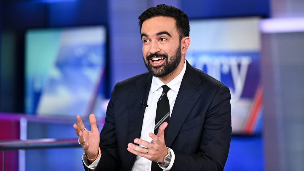 Democratic socialist Mamdani appears on Fox News for the first time as a candidate for mayor.