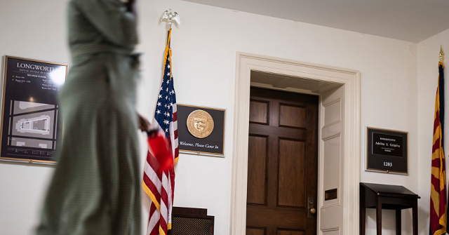 Democrats Walk to Vacant Speaker's Office to Advocate for Rep-Elect's Swearing In