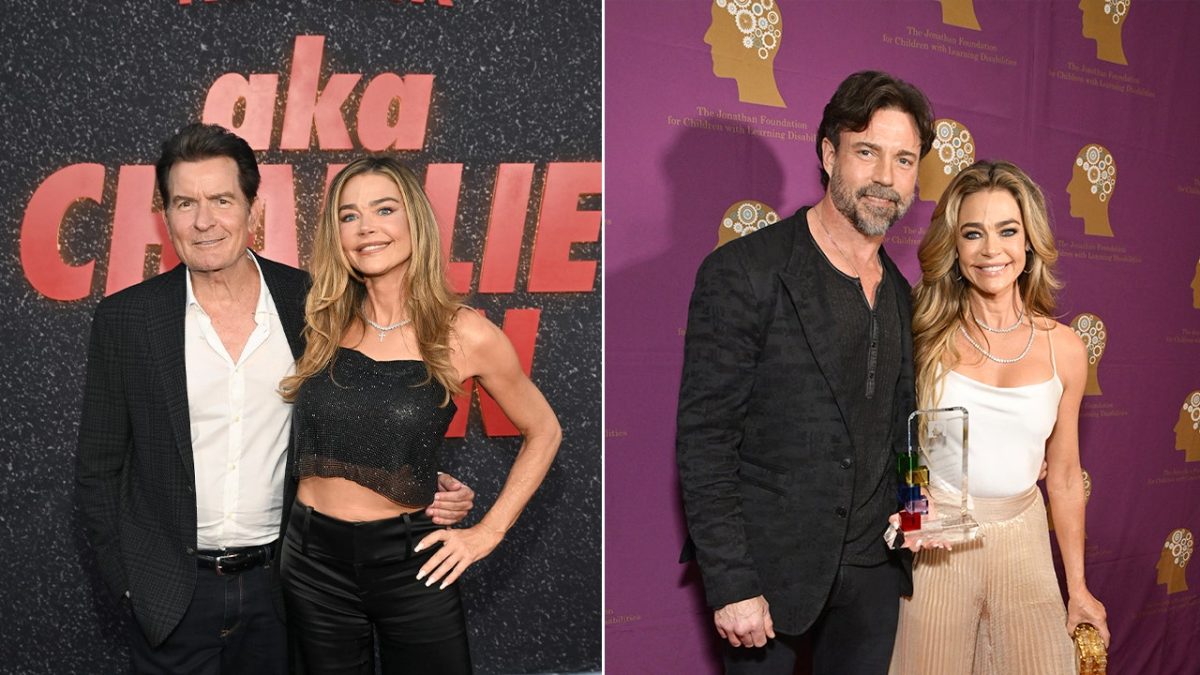 Denise Richards shares that her marriage to Charlie Sheen was less challenging than her marriage to Aaron Phypers.