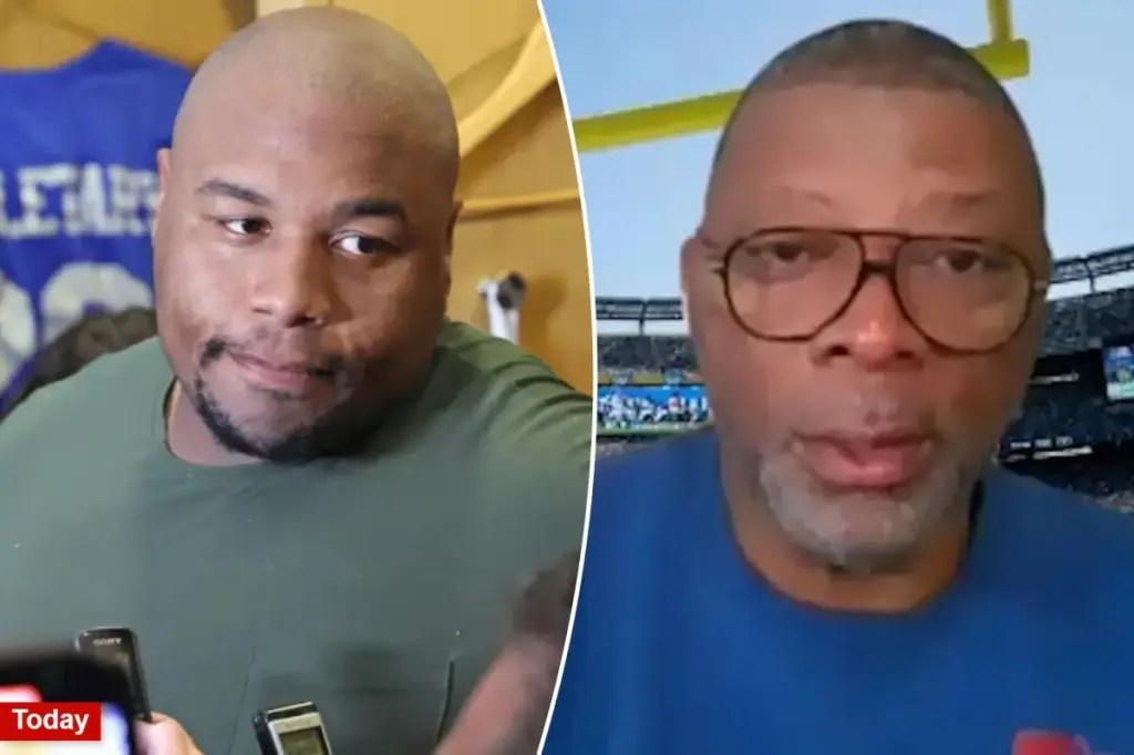 Dexter Lawrence responds to Giants legend Carl Banks’ 'delusional' remarks.