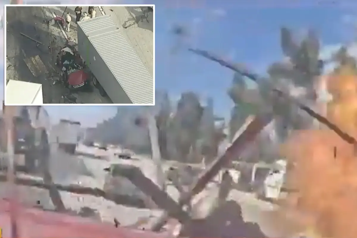 Distressing footage shows a truck driven by an undocumented immigrant crashing into cars on a California highway, resulting in three deaths.